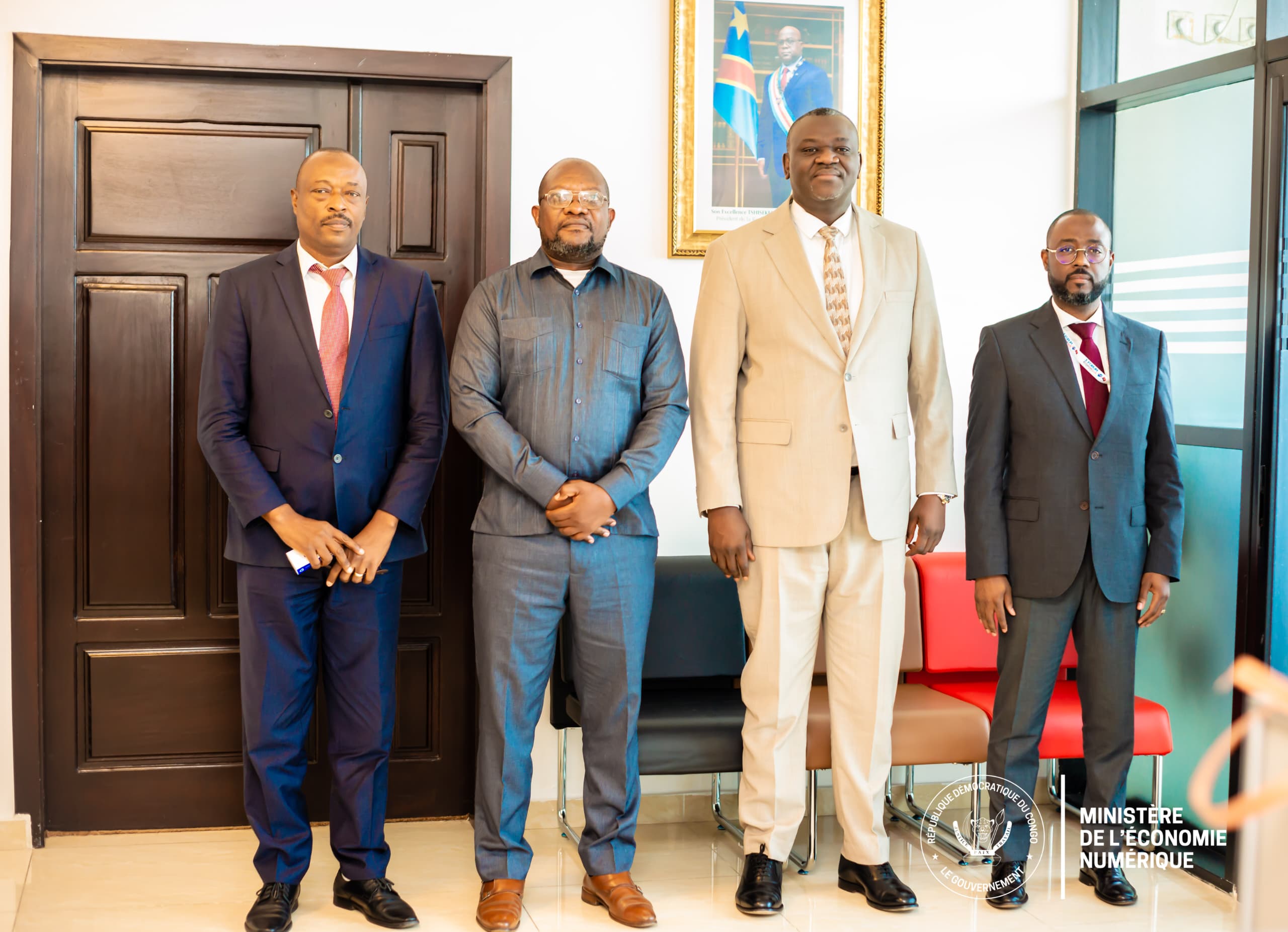 Transformation numérique : la société Infrasat présente ses projets d’appui à la RDC à Augustin Kibassa Maliba