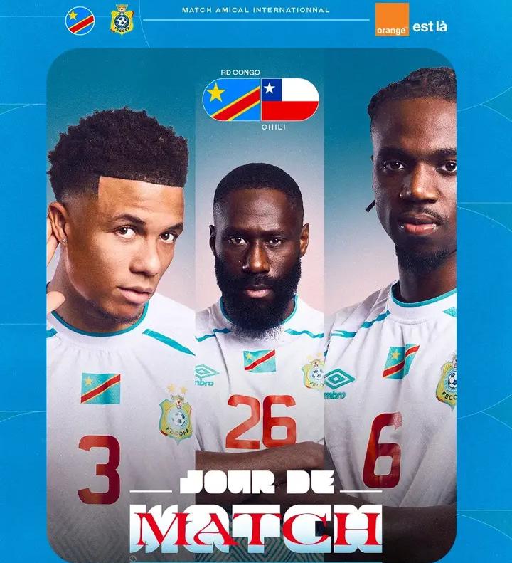Amical international : La RDC affronte le Chili ce
